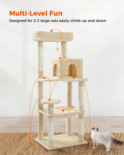 Cat Tree for Indoor Cats 5-Level Cat Tower