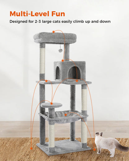 Cat Tree for Indoor Cats 5-Level Cat Tower