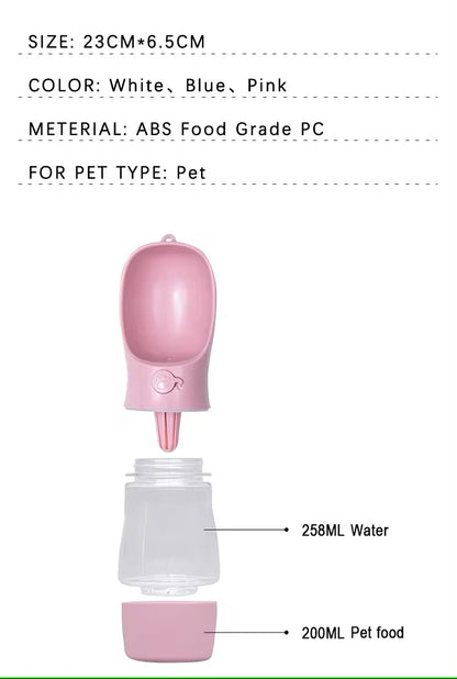Portable Dog/Cat Food and Water